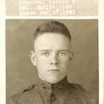 WWI ancestor photograph from genealogy research of military records at the National Archives