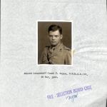 WWII ancestor photograph from genealogy research of military records at the National Archives