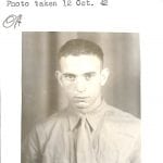 WWII ancestor photograph from genealogy research of military records at the National Archives