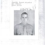 WWII ancestor photograph from genealogy research of military records at the National Archives
