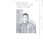 WWII ancestor photograph from genealogy research of military records at the National Archives