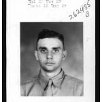 WWII ancestor photograph from genealogy research of military records at the National Archives