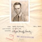 WWII ancestor photograph from genealogy research of military records at the National Archives