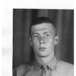 WWII ancestor photograph from genealogy research of military records at the National Archives