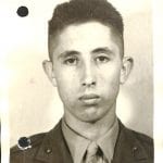 WWII ancestor photograph from genealogy research of military records at the National Archives