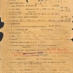 WWI soldier genealogy records from family history research at the National Archives