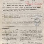 WWI soldier genealogy records from family history research at the National Archives