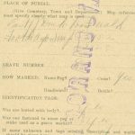WWI soldier genealogy records from family history research at the National Archives