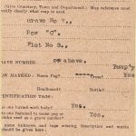 WWI soldier genealogy records from family history research at the National Archives