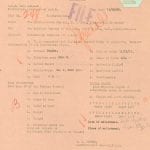 WWI soldier genealogy records from family history research at the National Archives