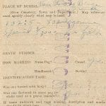 WWI soldier genealogy records from family history research at the National Archives