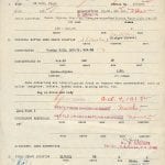 WWI soldier genealogy records from family history research at the National Archives