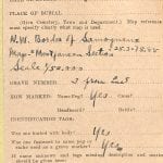 WWI soldier genealogy records from family history research at the National Archives