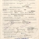 WWI soldier genealogy records from family history research at the National Archives