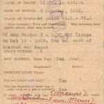 WWI soldier genealogy records from family history research at the National Archives