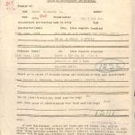 WWI soldier genealogy records from family history research at the National Archives
