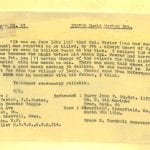WWI soldier genealogy records from family history research at the National Archives