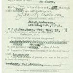 WWI soldier genealogy records from family history research at the National Archives