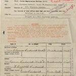 WWI soldier genealogy records from family history research at the National Archives