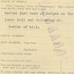 WWI soldier genealogy records from family history research at the National Archives
