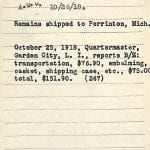 WWI soldier genealogy records from family history research at the National Archives